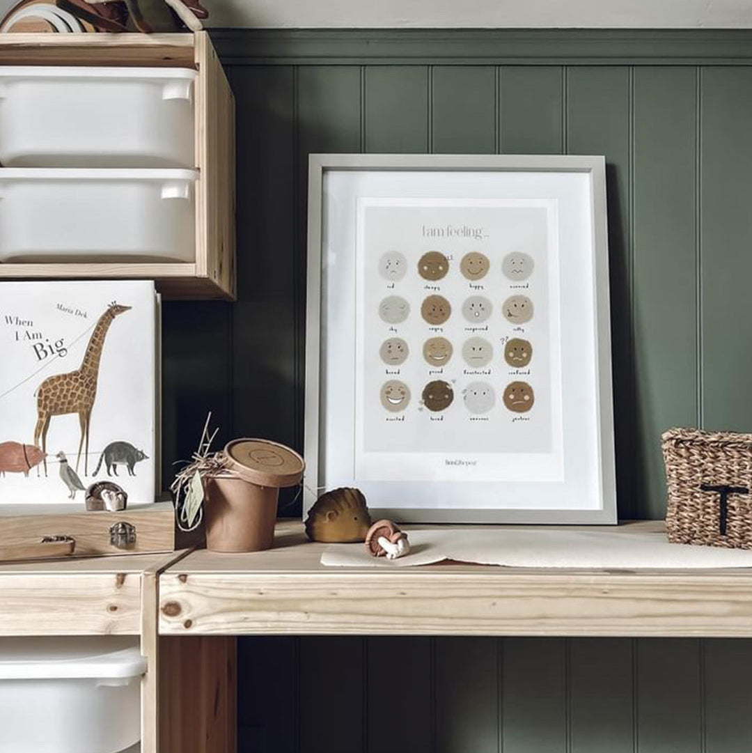 Lion & The Pear Big Little Feelings - Emotions Art Print