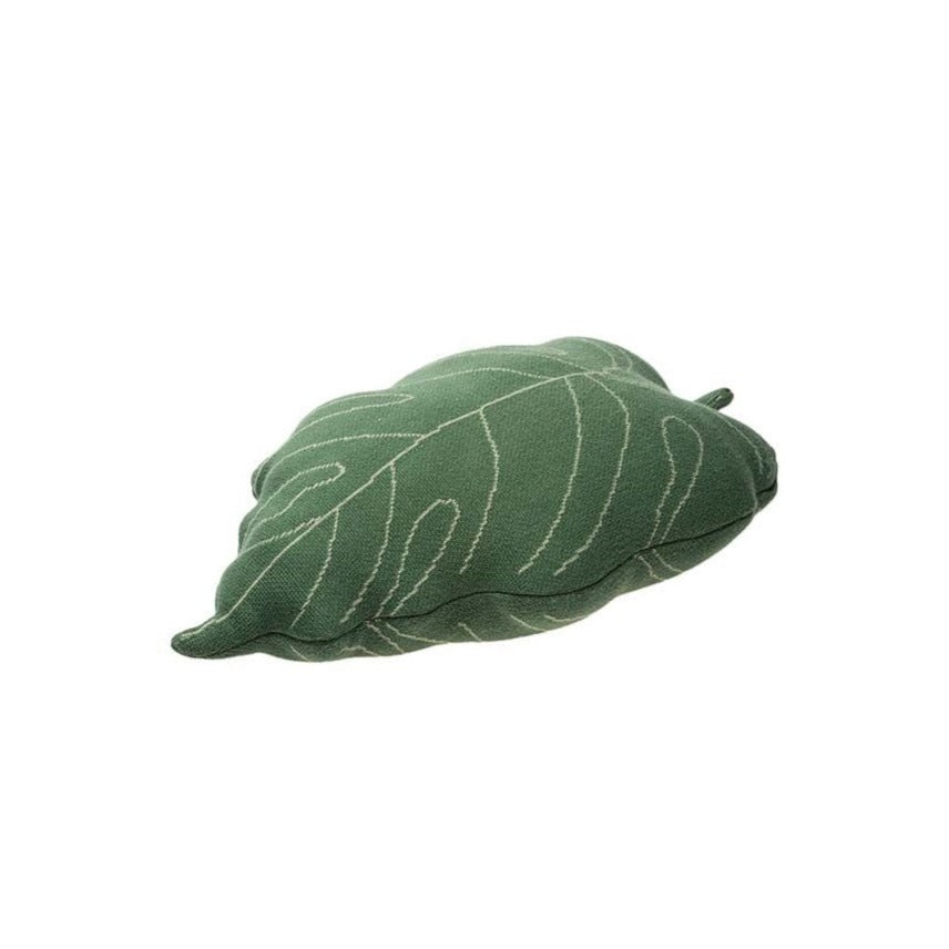 Lorena Canals Knitted Cushion - Baby Leaf (3 Colours Available)