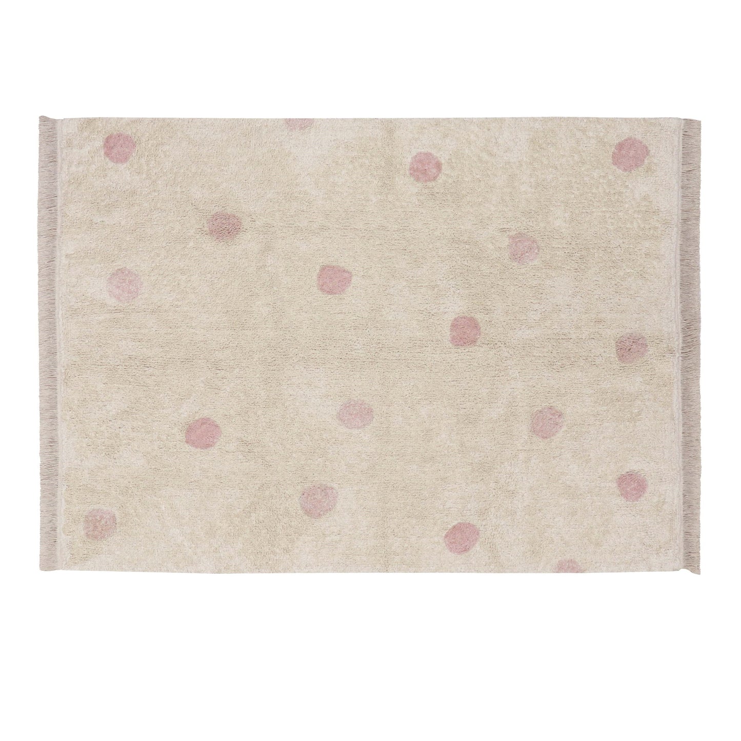 Lorena Canals Washable Rug - Hippy Dots Natural (3 Colours Available)