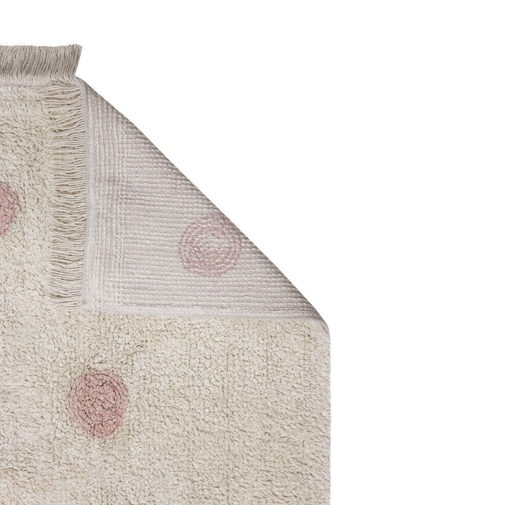 Lorena Canals Washable Rug - Hippy Dots Natural (3 Colours Available)