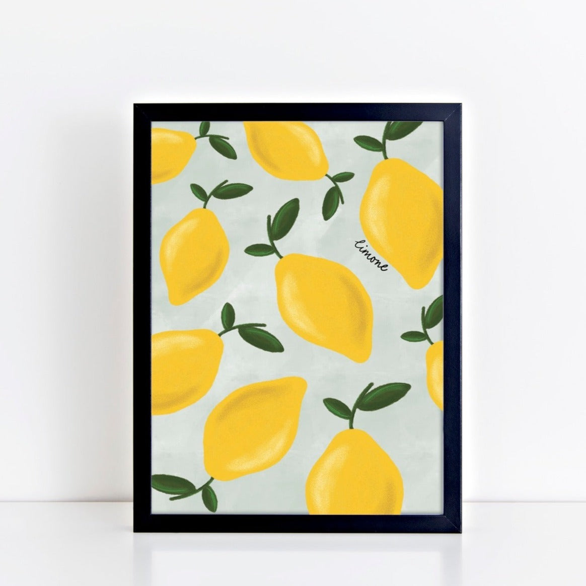 Limone Pattern Art Print by The Little Jones (14 Sizes Available)
