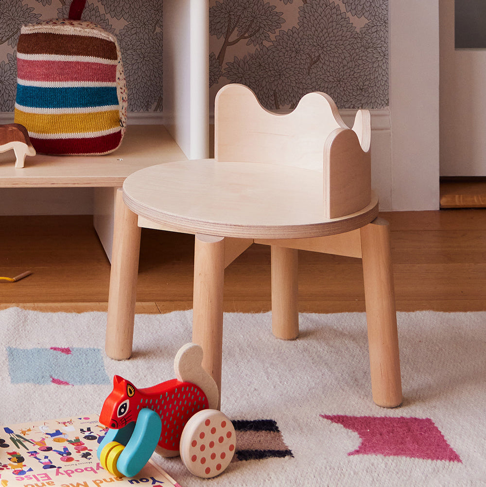 Oeuf NYC Moss Play Chairs - Set of 2 - Birch