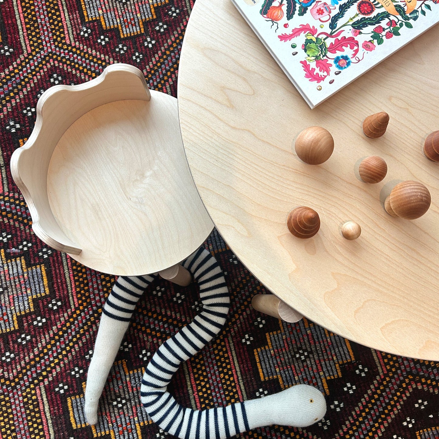 Oeuf NYC Moss Play Chairs - Set of 2 - Birch