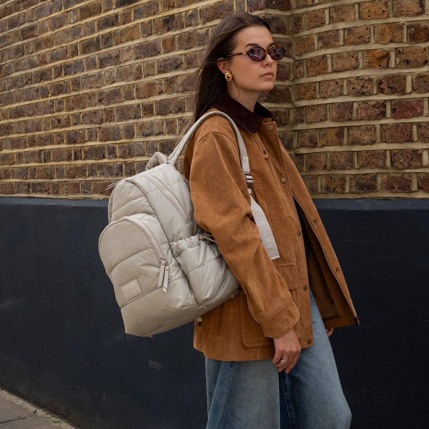 Avery Row Baby Changing Backpack - Oyster