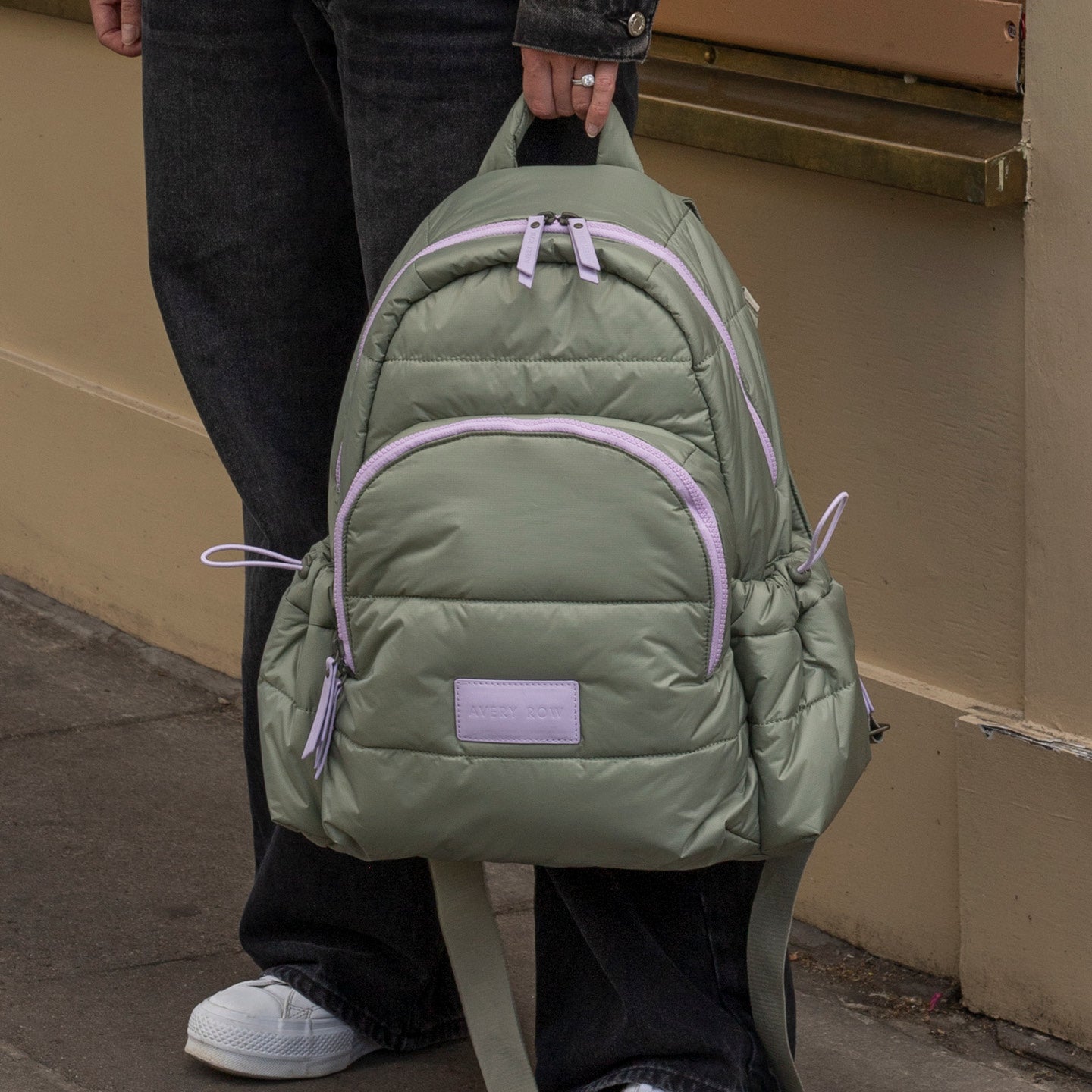 Avery Row Baby Changing Backpack - Olive