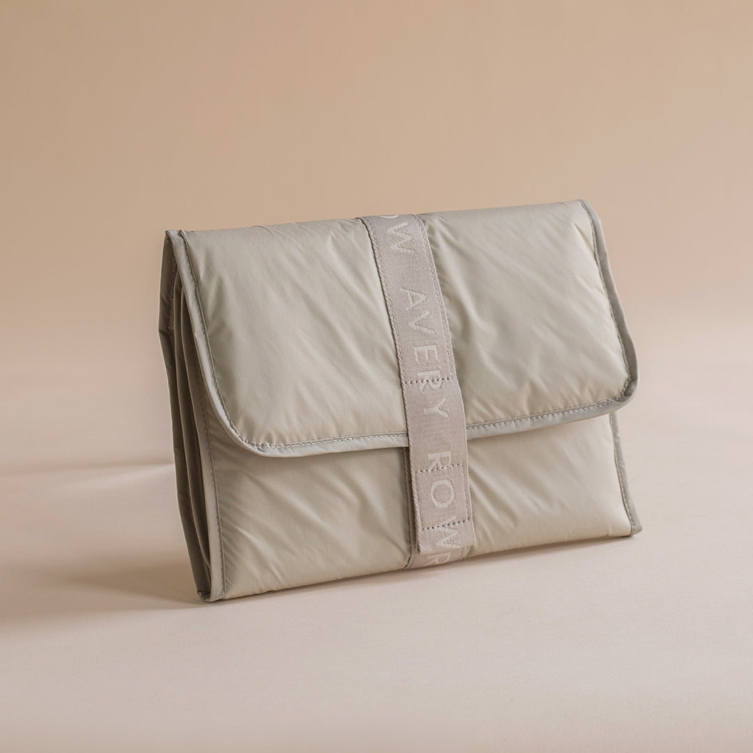 Avery Row Recycled Nylon Travel Baby Changing Mat - Oyster