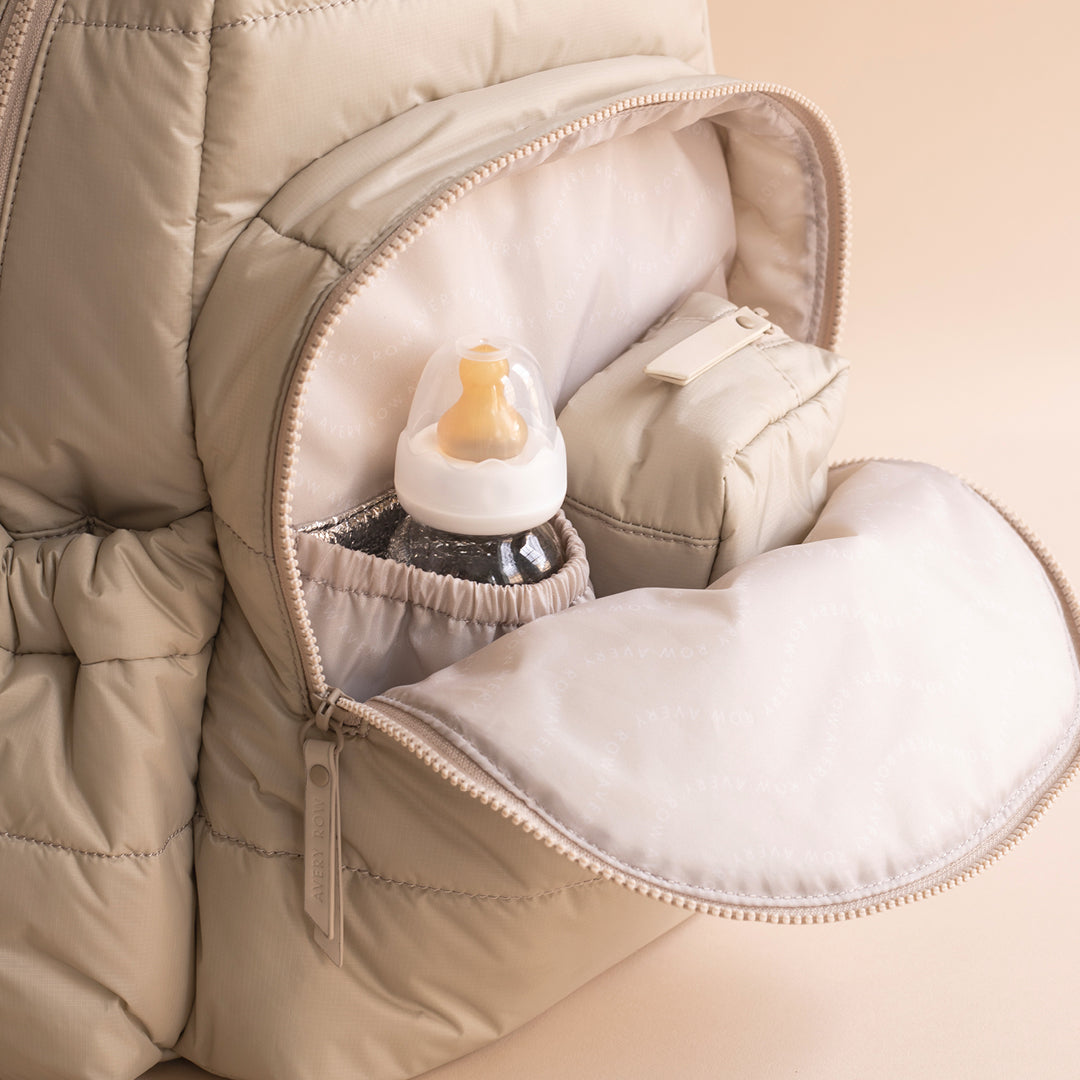 Avery Row Baby Changing Backpack - Oyster