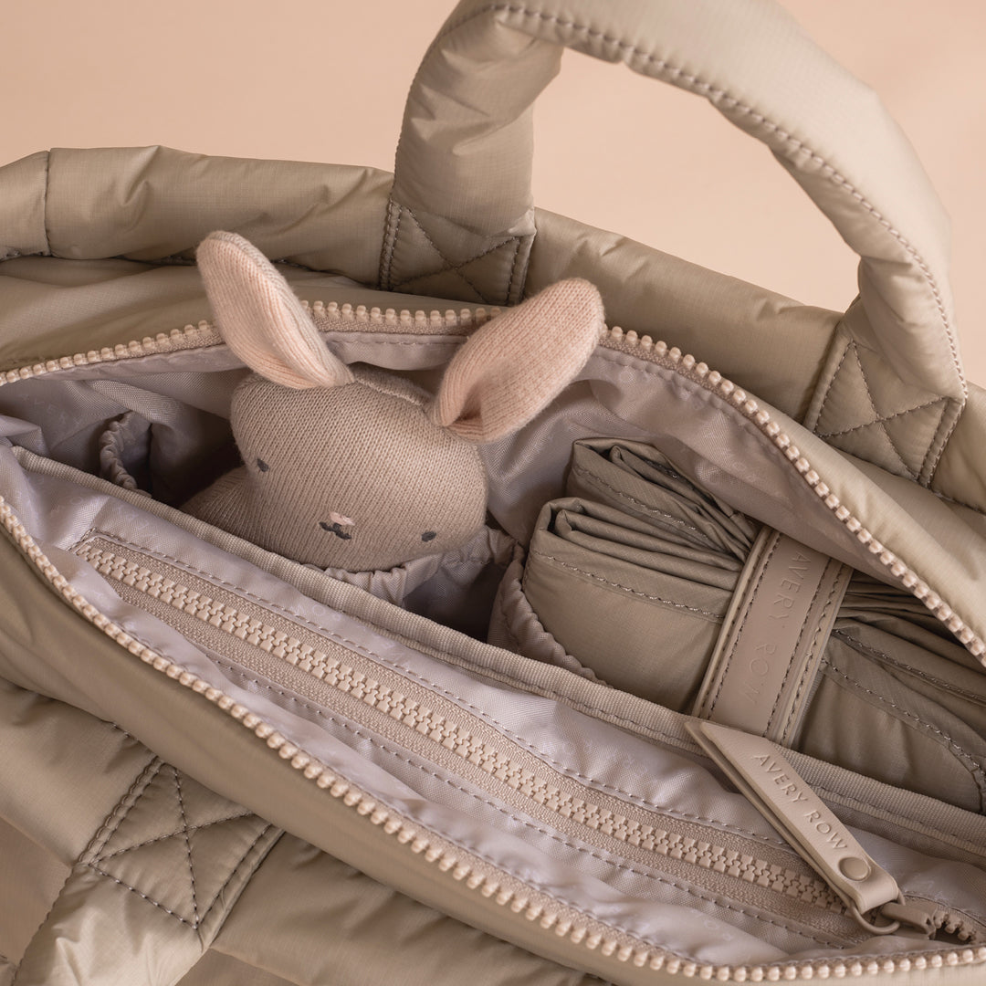 Avery Row Baby Changing Tote Bag - Oyster