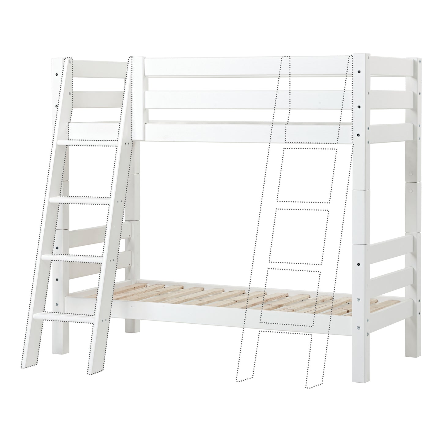 Hoppekids Eco Luxury Bunk Bed - White