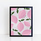 Pink Lemonade Pattern Art Print by The Little Jones (14 Sizes Available)