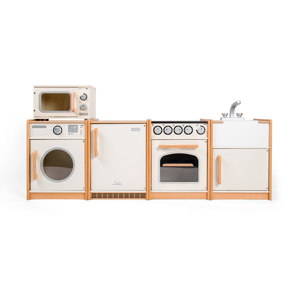 Tidlo White Wooden Play Kitchen Bundle
