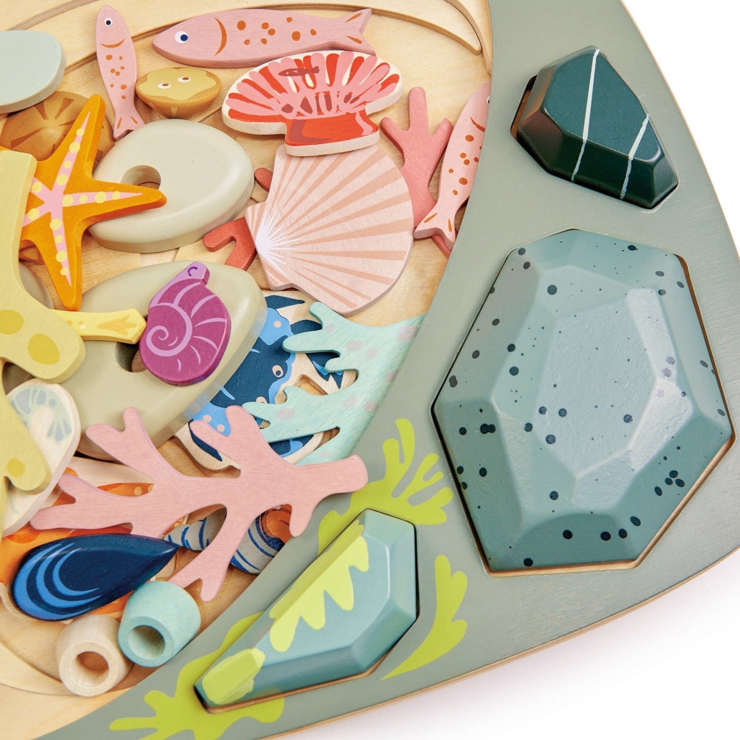 Tender Leaf Toys Wooden My Little Rock Pool Playset