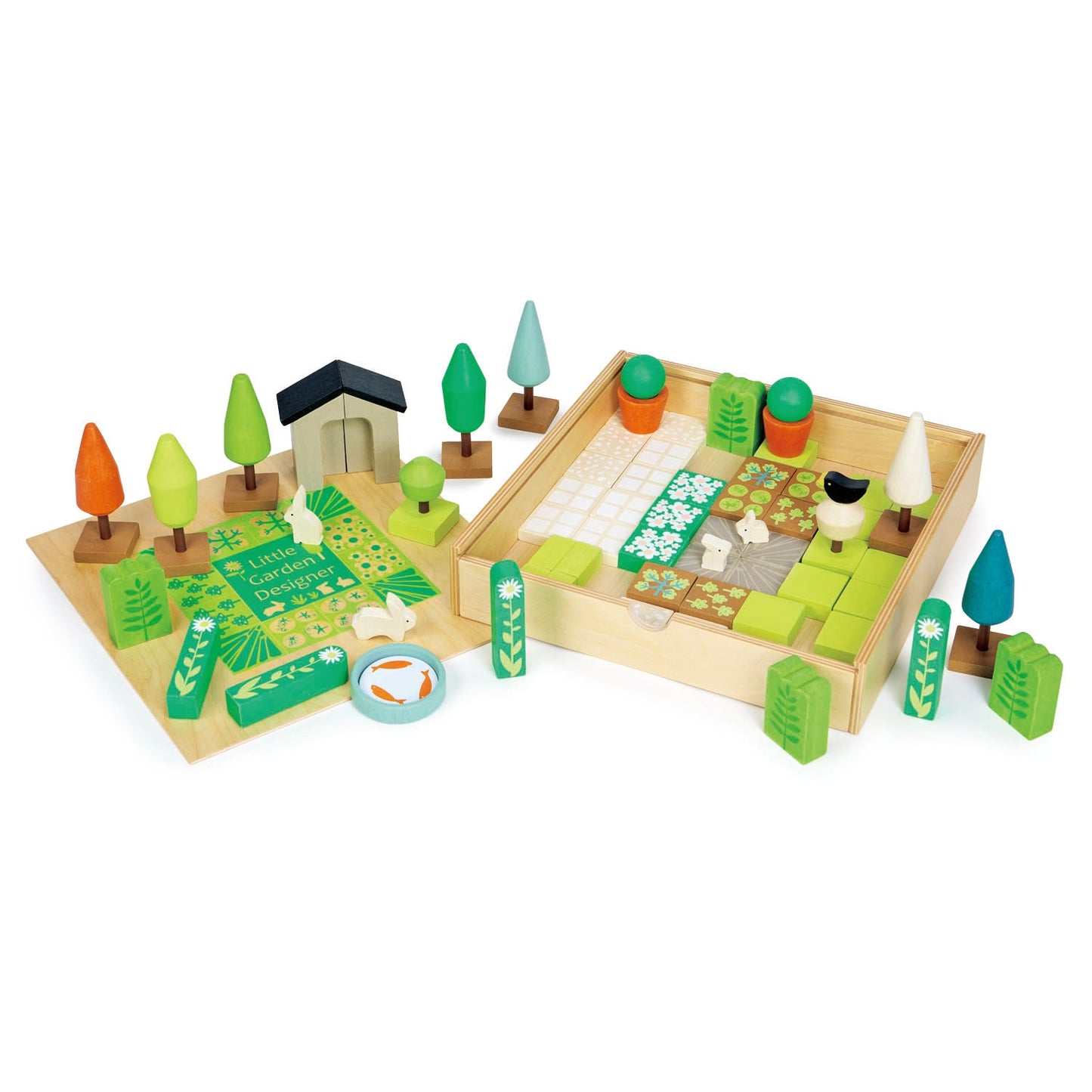 Tender Leaf Toys Wooden Little Garden Designer Playset