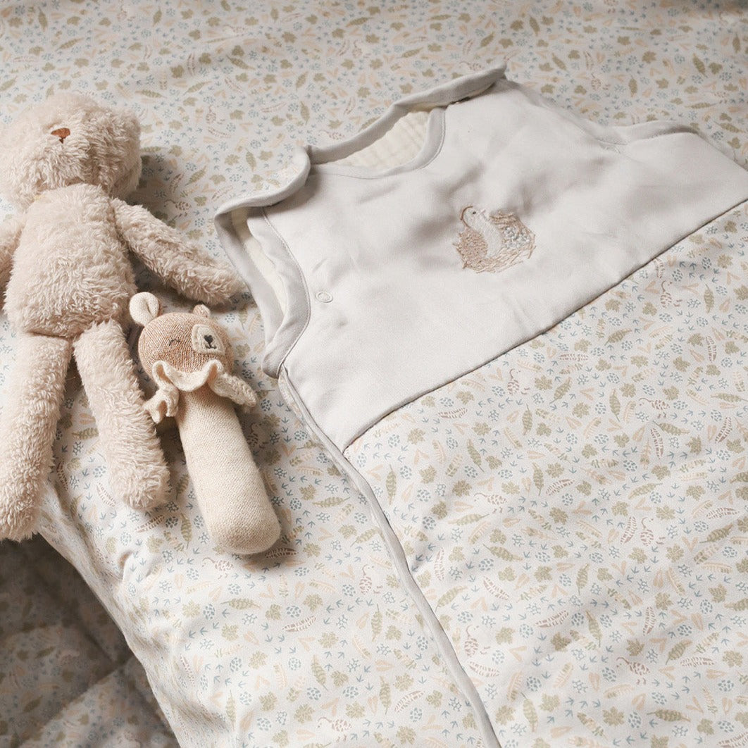 Avery Row Cotbed Fitted Sheet - Nature Trail
