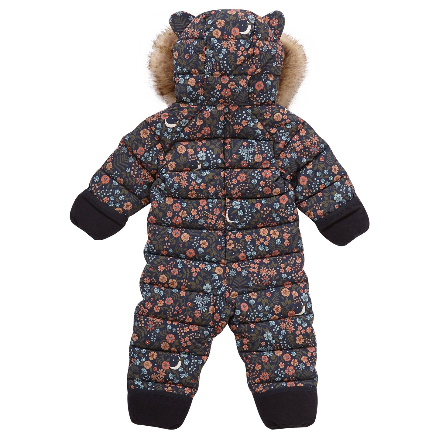 Toastie Kids Quilted Onesie - Floral Nightscape