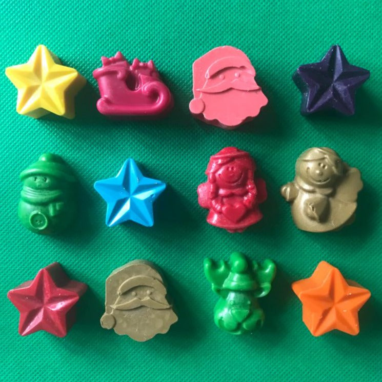 Beecrayative Beeswax Crayons - Christmas - Box of 10