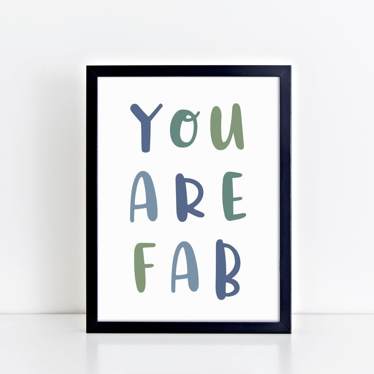 The Little Jones You Are Fab Print - Blues
