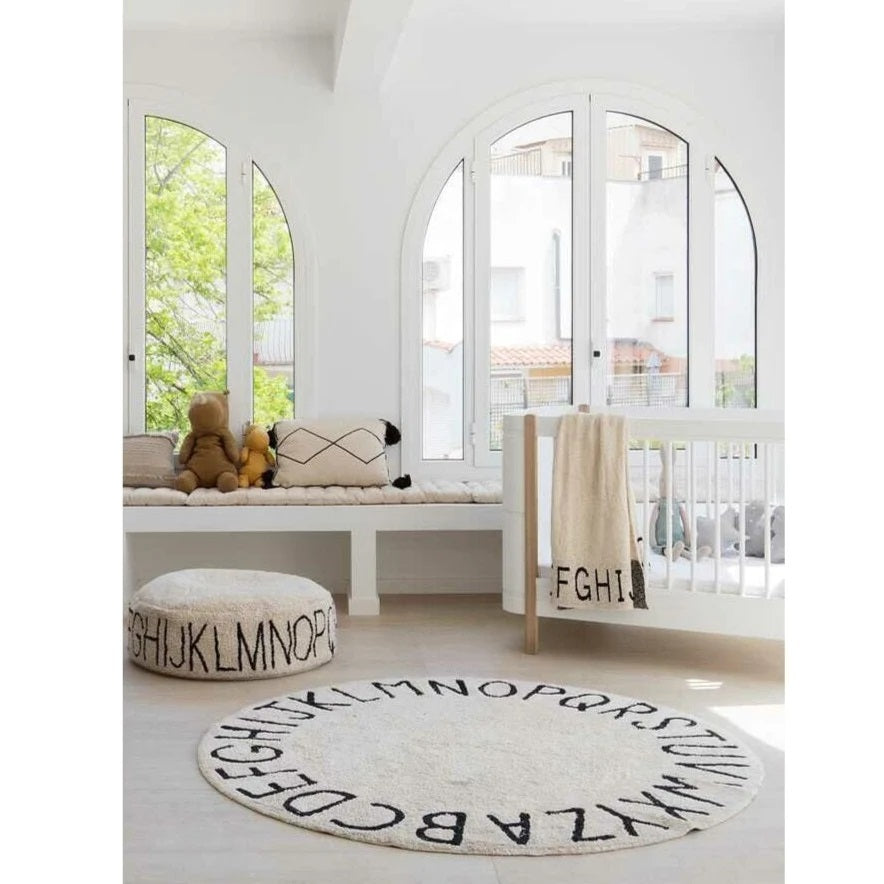 Lorena Canals Washable Rug ABC - Natural/Black