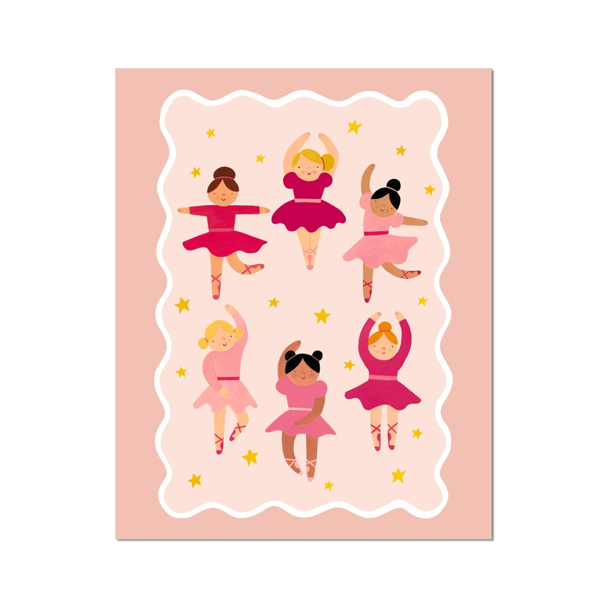 Kid of the Village Ballerinas Art Print