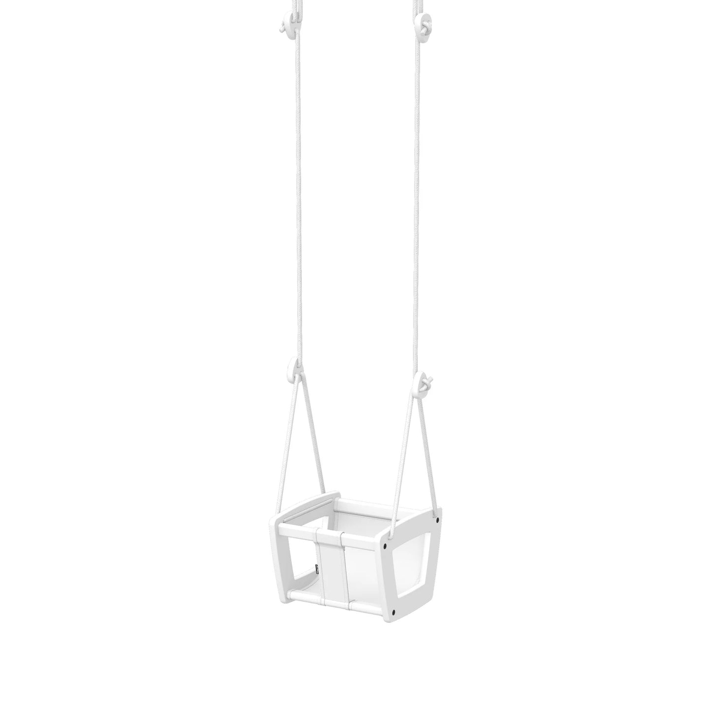 Lillagunga Wooden Indoor Toddler Swing - White Birch