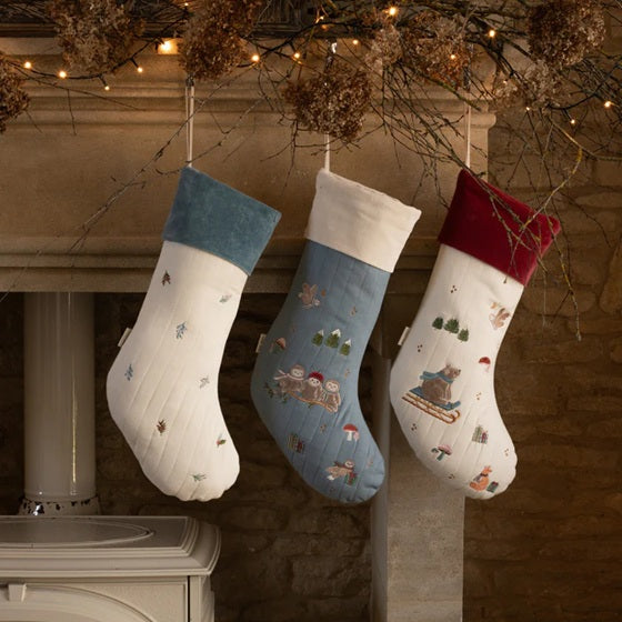 Avery Row Christmas Stocking - Winter Sprigs