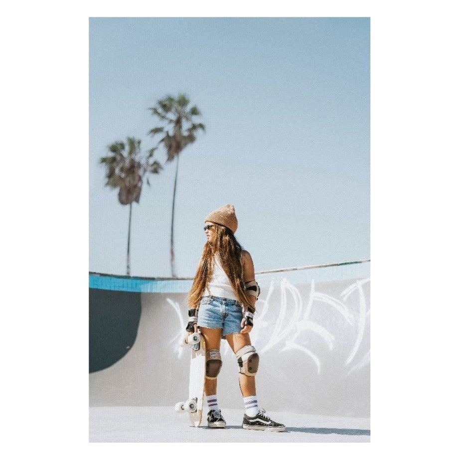 Banwood Skateboard + Protective Gear - Natural