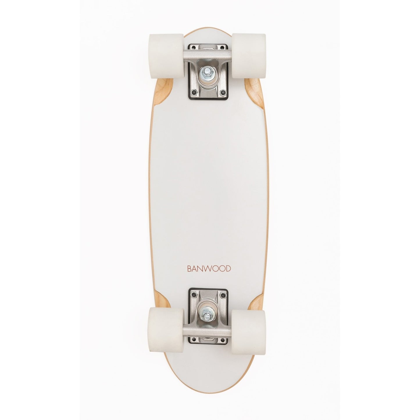 Banwood Skateboard + Protective Gear - White