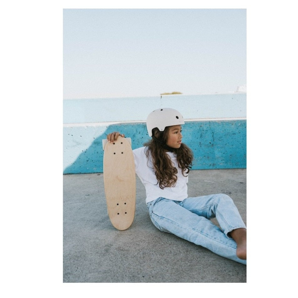 Banwood Skateboard + Protective Gear - Natural