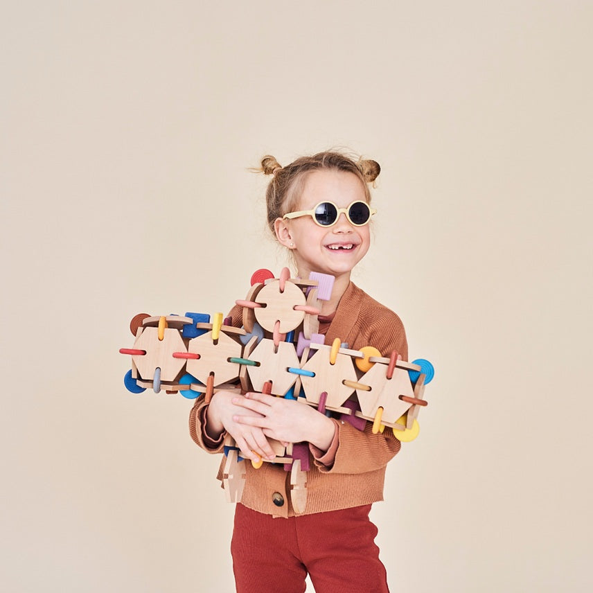 Bavvic Wooden Dreamer Set - 64 Pcs