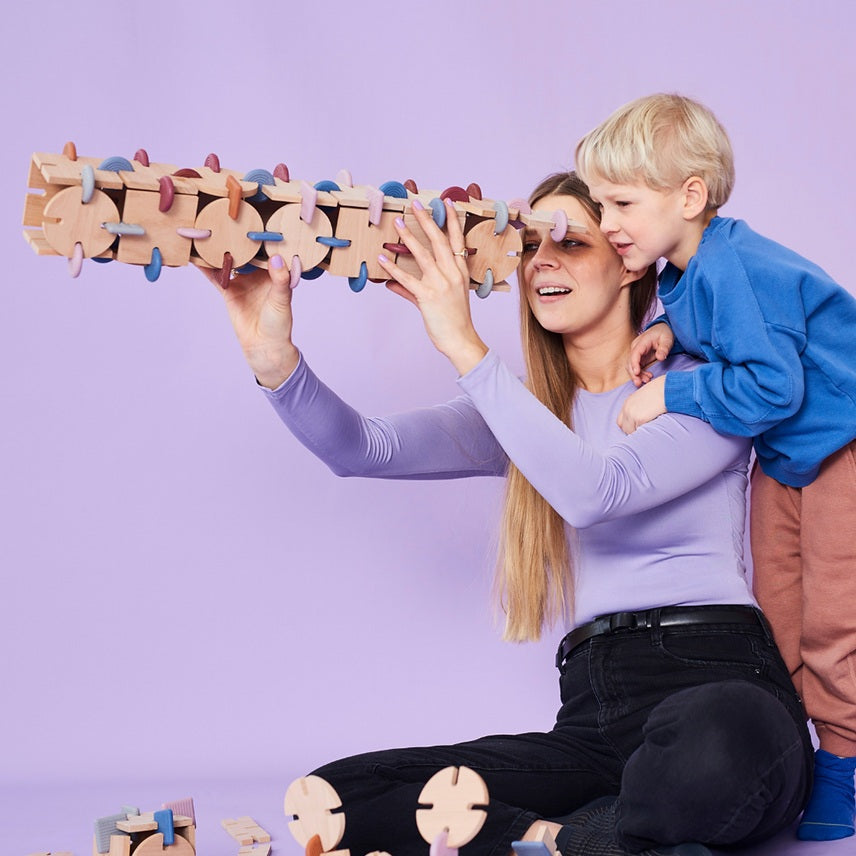 Bavvic Wooden Dreamer Set - 64 Pcs