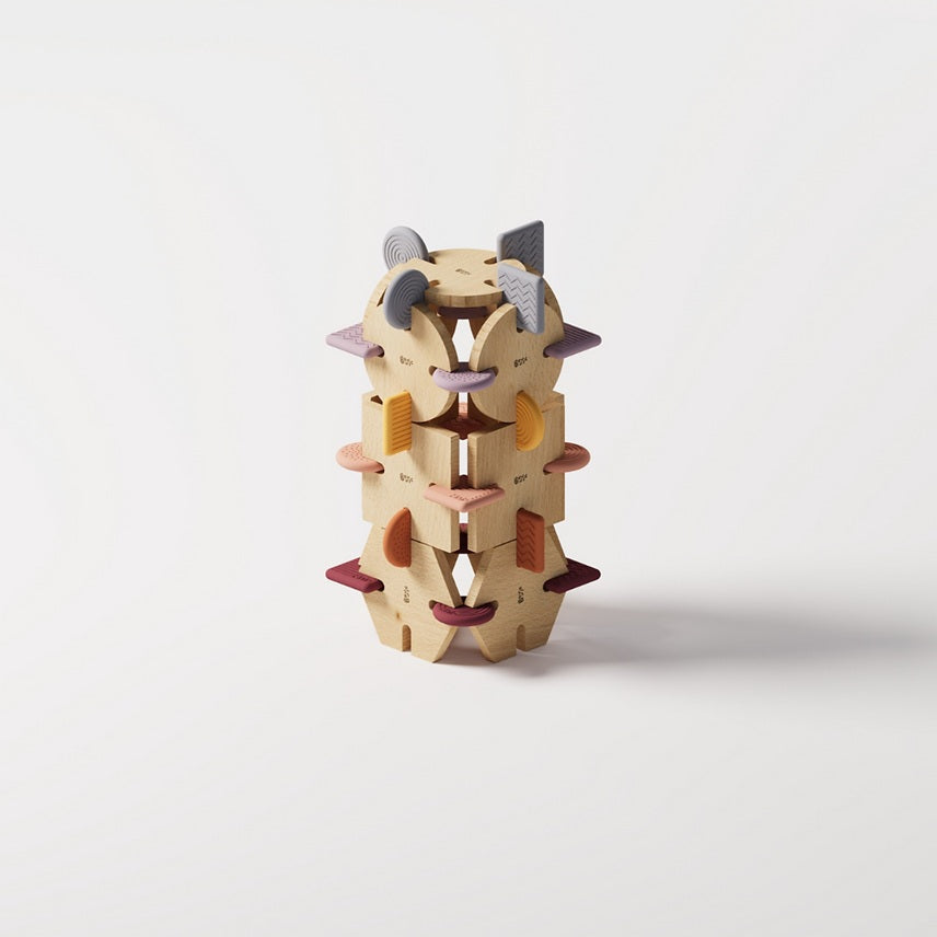 Bavvic Wooden Dreamer Set - 64 Pcs