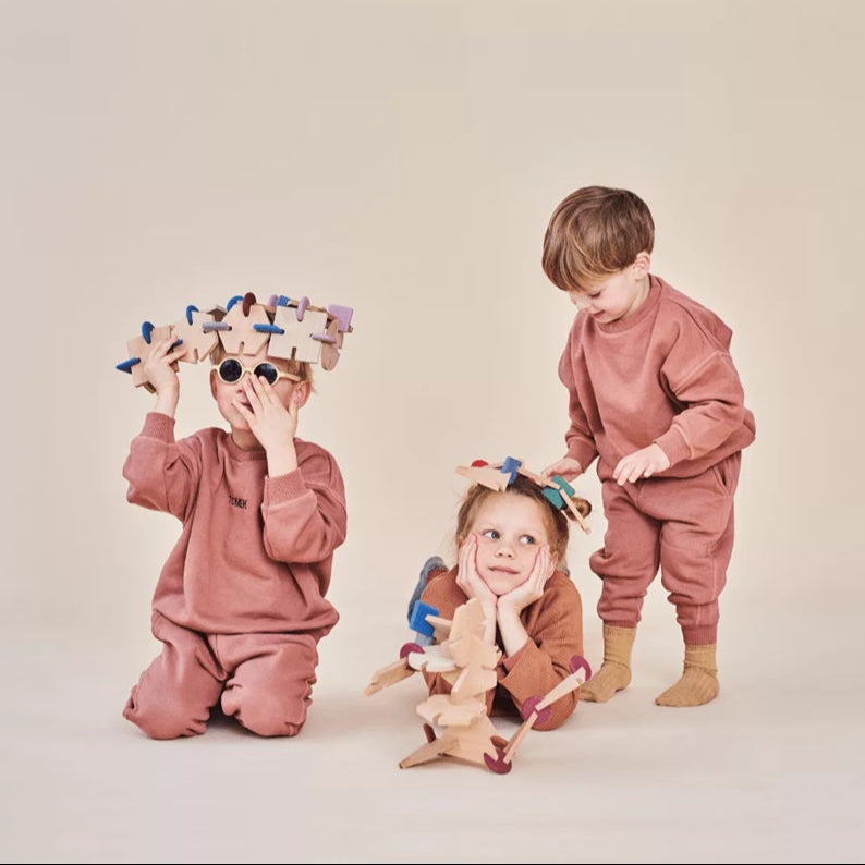 Bavvic Wooden Team Set - 256 Pcs