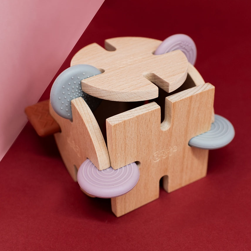 Bavvic Wooden Builder Set - 48 Pcs