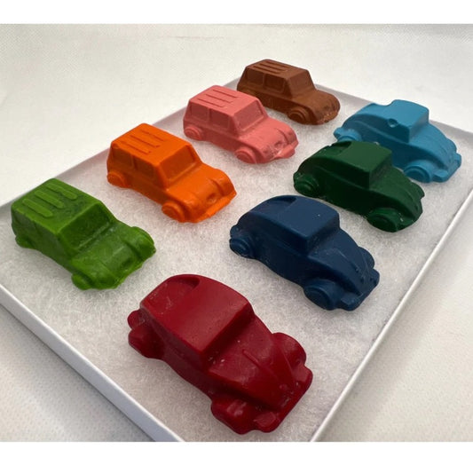 Beecrayative Beeswax Crayons - Vintage Cars - Box of 8