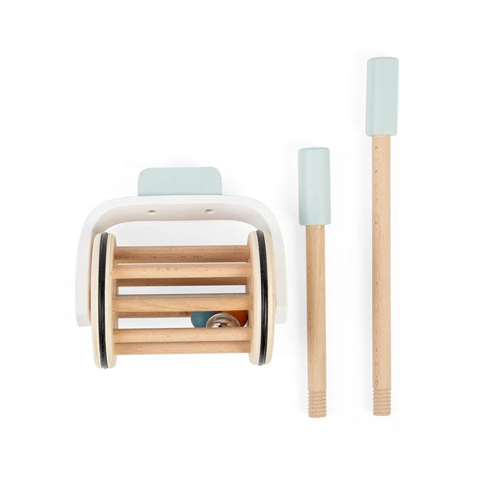 Bigjigs Wooden Push Along Musical Roller
