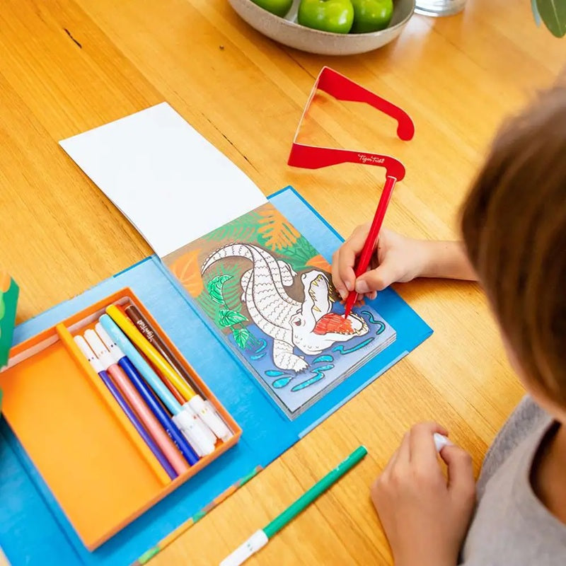 Tiger Tribe 3D Colouring Set - Fierce Creatures