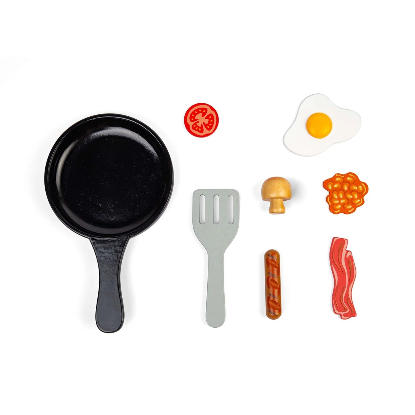 Bigjigs Wooden Breakfast Fry Up Playset