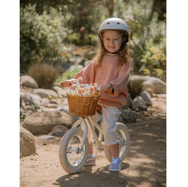 Banwood Balance Bike & Basket - Cream