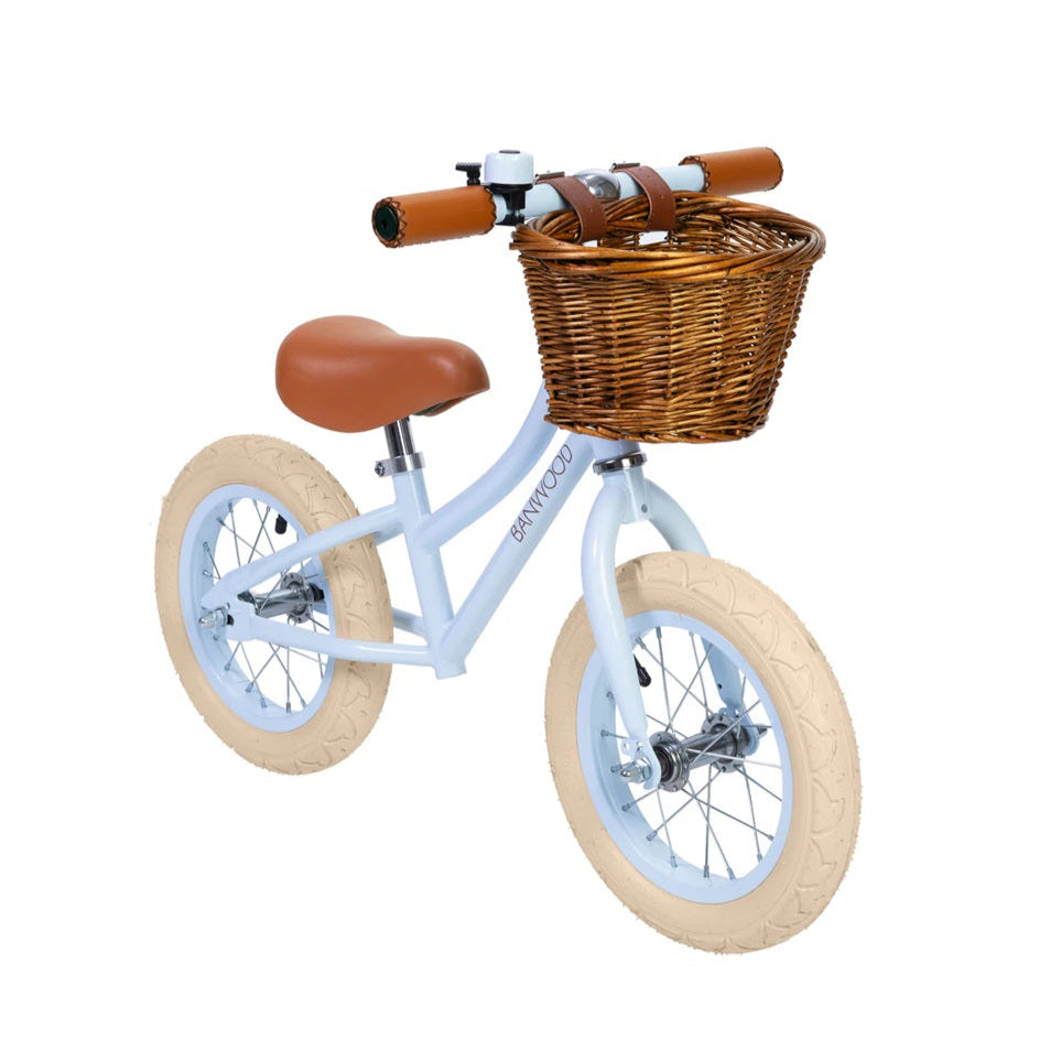 Banwood Balance Bike & Basket - Sky Blue