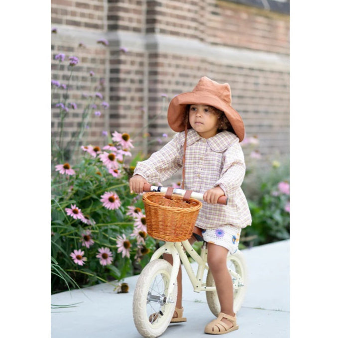 Banwood Balance Bike & Basket - Bonton Cream