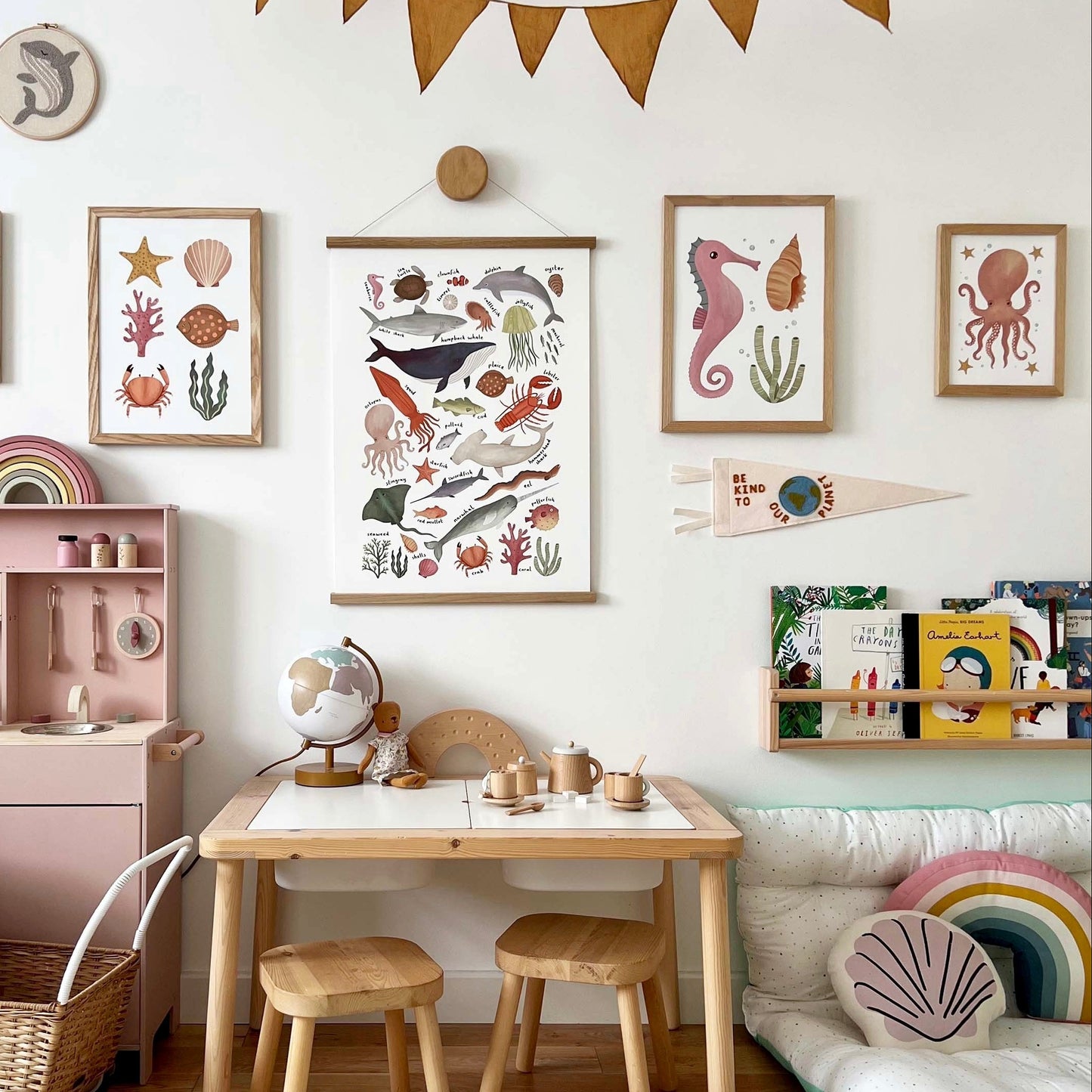 Kid of the Village Octopus Art Print