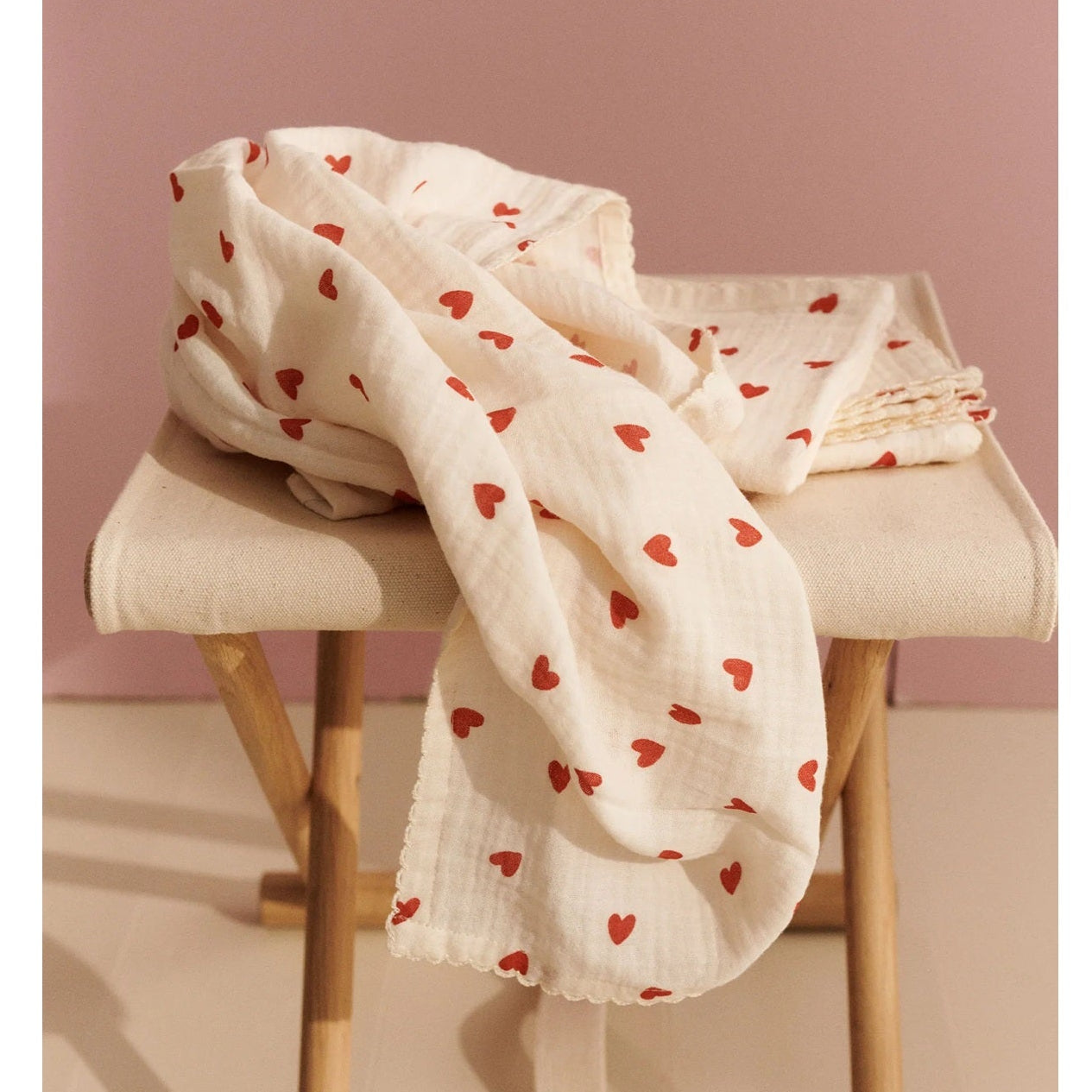 Dear April Mio 3-Pack Organic Muslin Cloths - Little Love