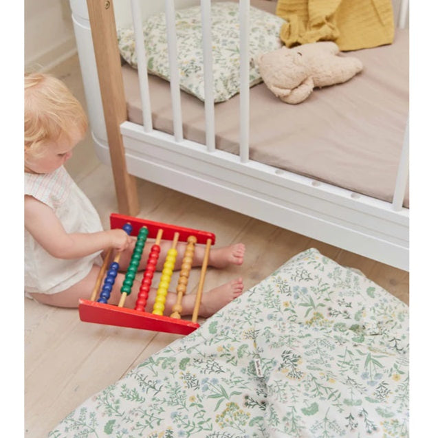 Dear April Ada Organic Fitted Baby Sheet - 68 x 122cm - Little Mouse