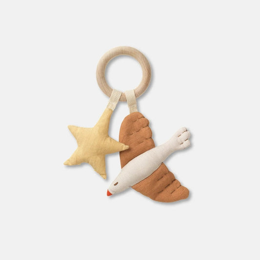 Dear April Ilma Star & Bird Rattle Teether
