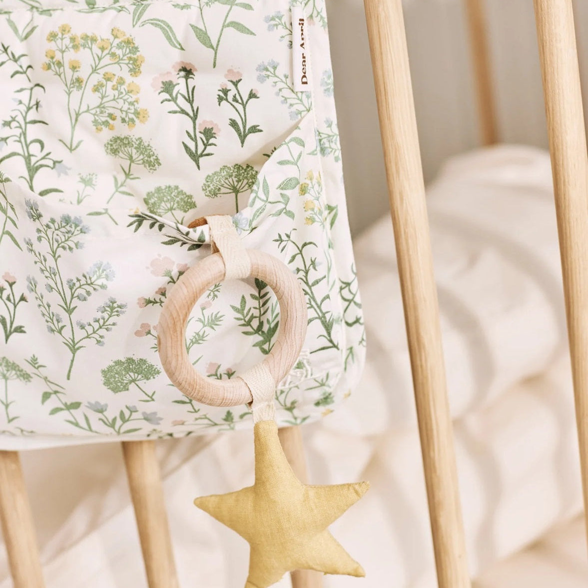 Dear April Ilma Star & Bird Rattle Teether