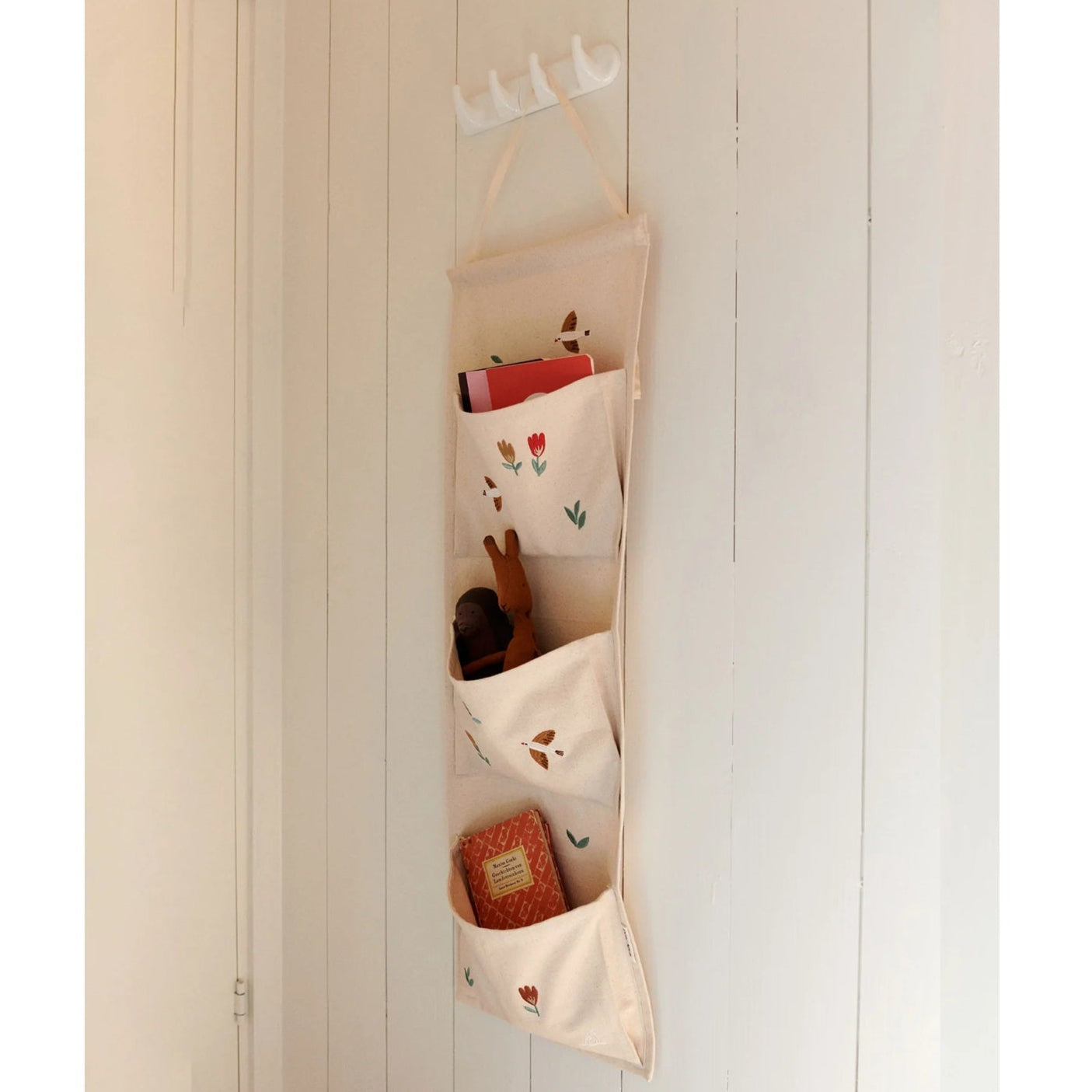 Dear April Pippa Canvas Hanging Wall Organiser - Songbirds