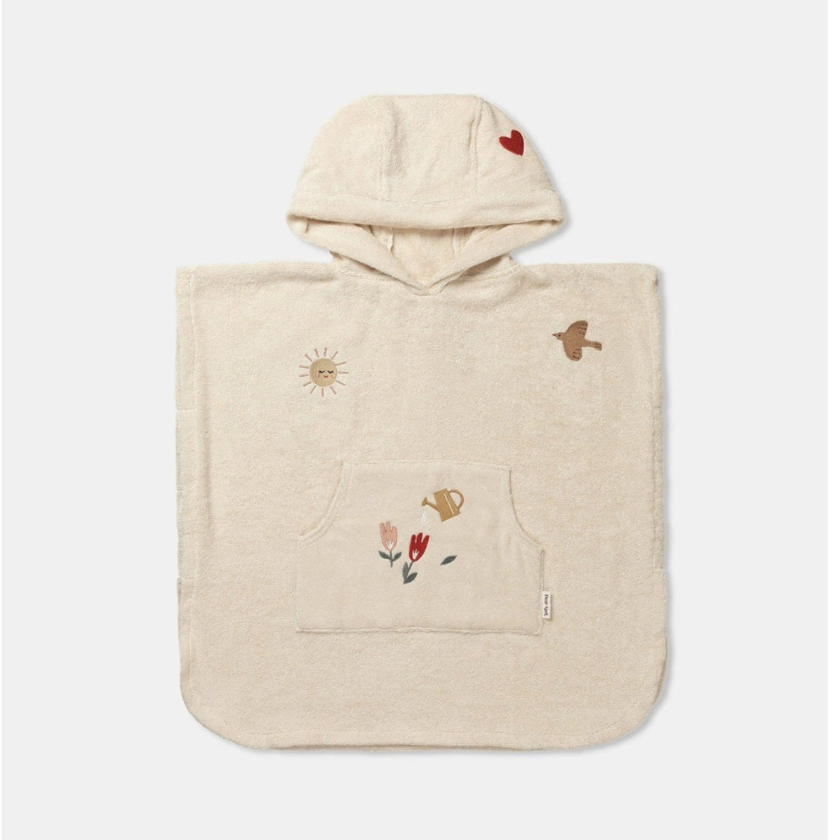 Dear April Puk Bath Poncho - Embroidered Terry - Harmony
