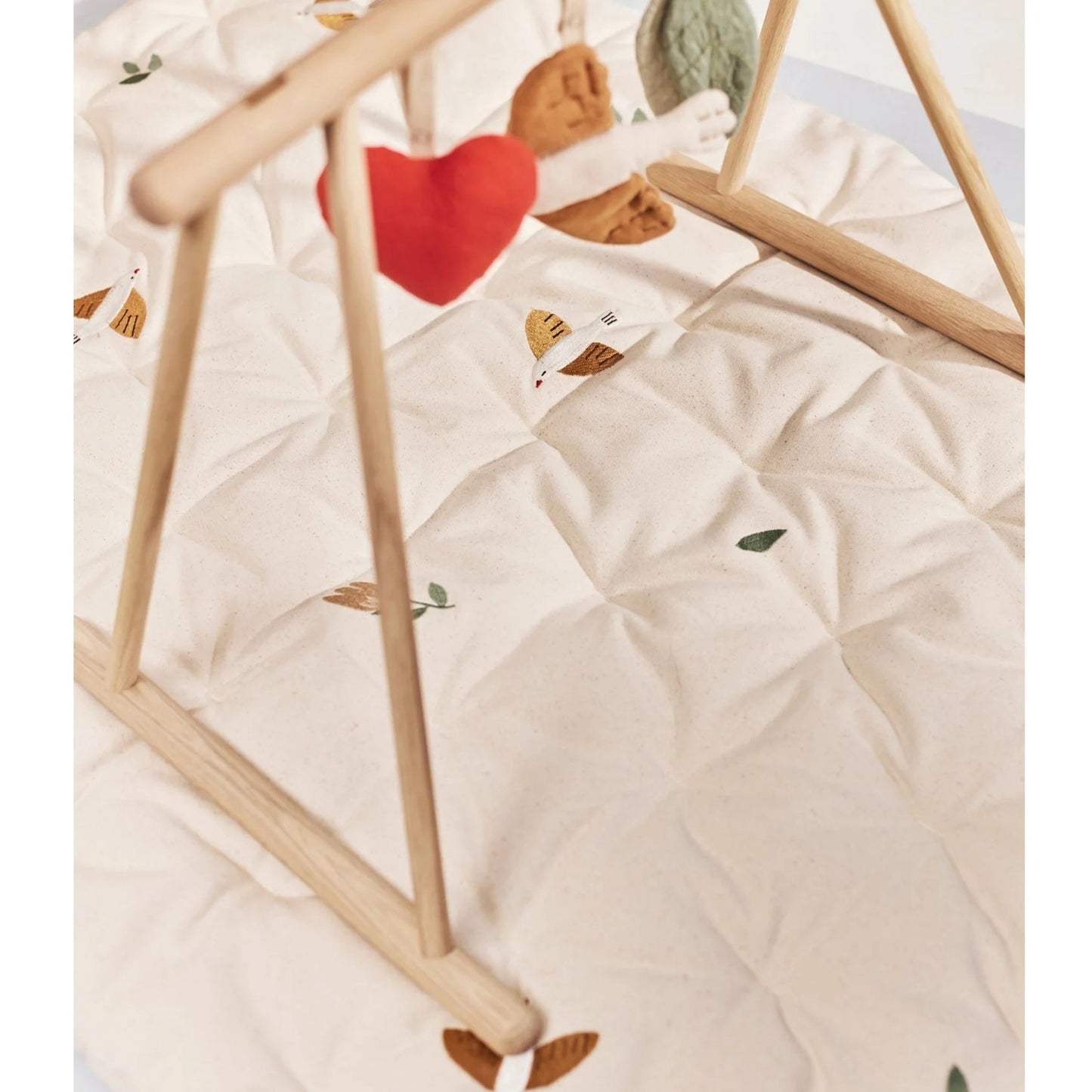 Dear April Embroidered Play Mattress - Songbirds