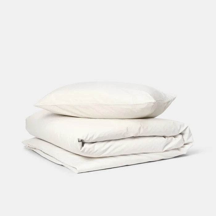 Dear April Organic Single Bedding Set - 140 x 200cm - Pure Nature