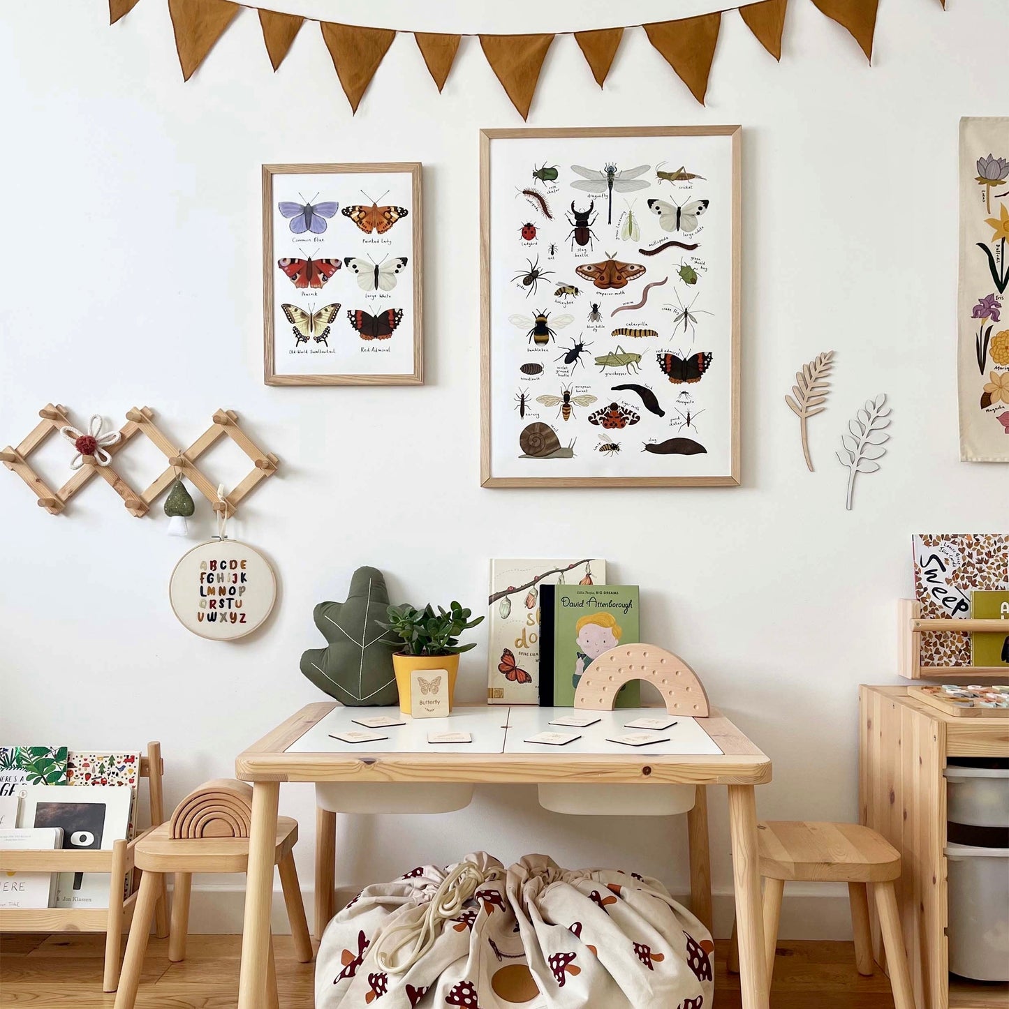 Kid of the Village Butterflies Art Print